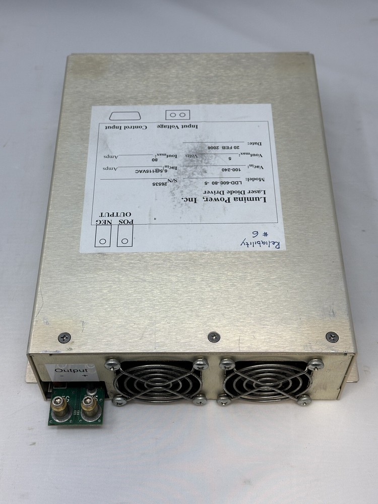 Lumina Power Laser Diode Driver LDD-600-80-5