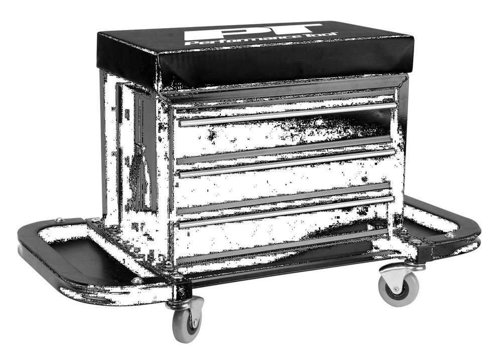 Performance Tool W85025 Creeper Seat Tool Box