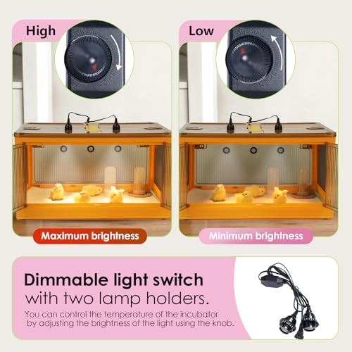 Chicken Brooder Box for Chicks Kit with Heater Chicks Warmer Brooder Plate 142L