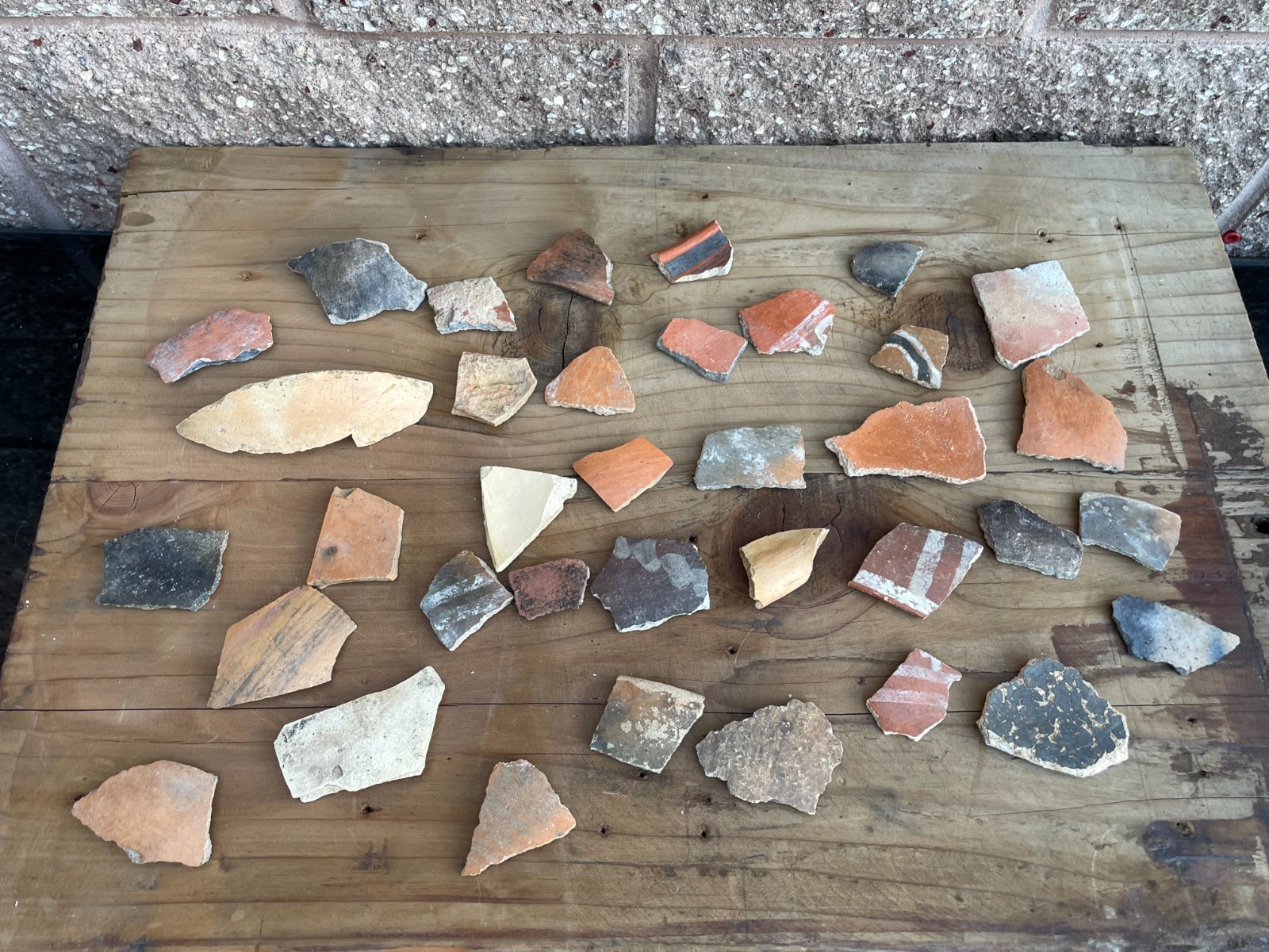 Puebloan Anasazi Native American Pottery Shards