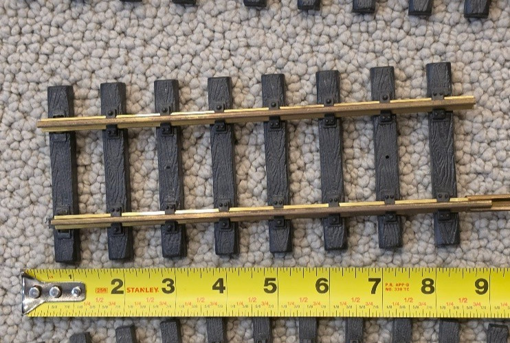 Aristo-Craft G Scale Brass Track Lot (9 Sections) Please read Below