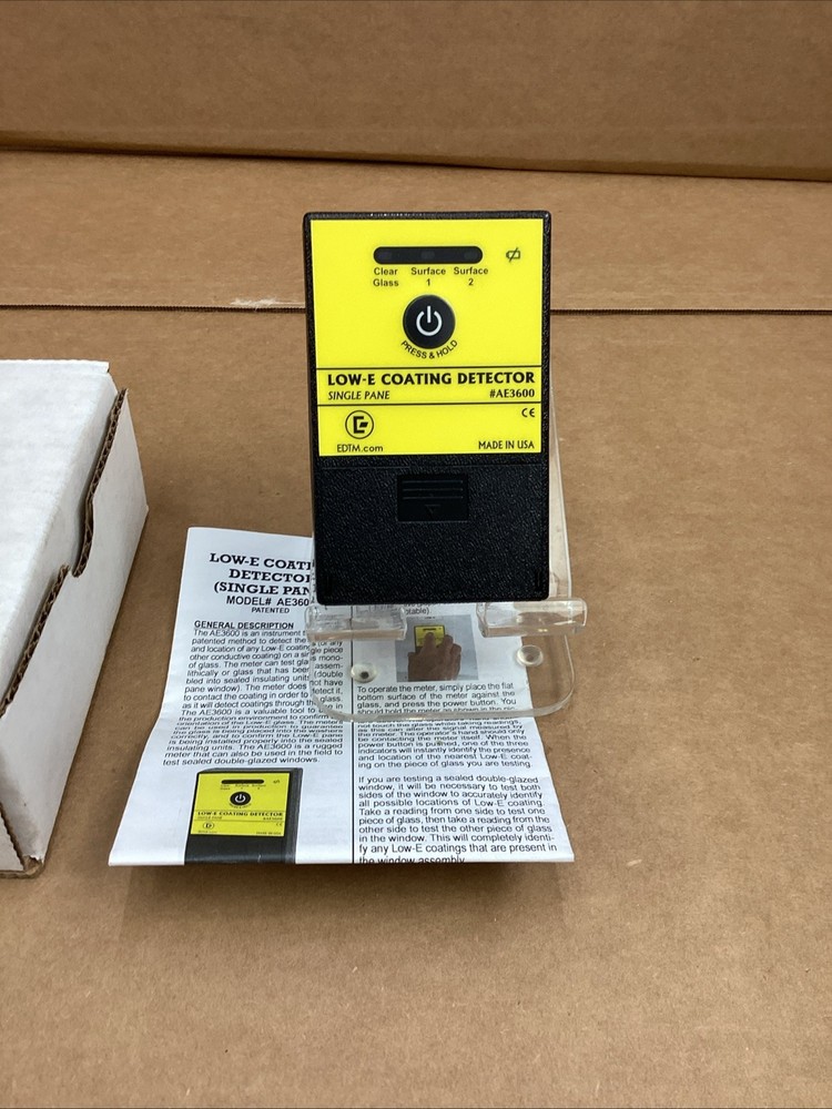 CRL AE3600 Low-E COATING Detector NEW