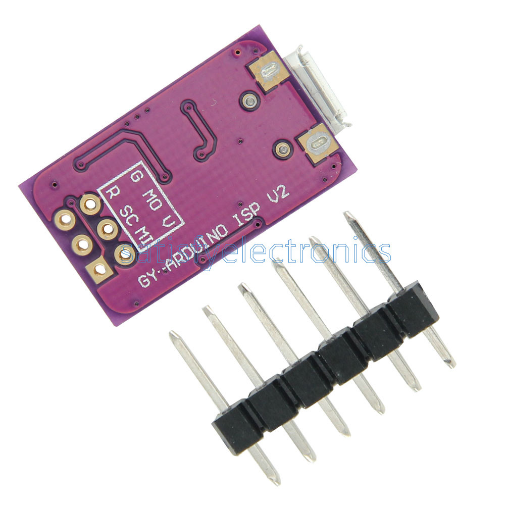 5V Micro USB Tiny AVR ISP ATtiny44 USBTinyISP Programmer For Arduino Bootloader