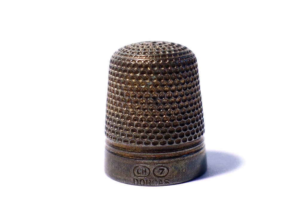 THIMBLE Charles Horner DORCAS Size 7 Silver #TH1