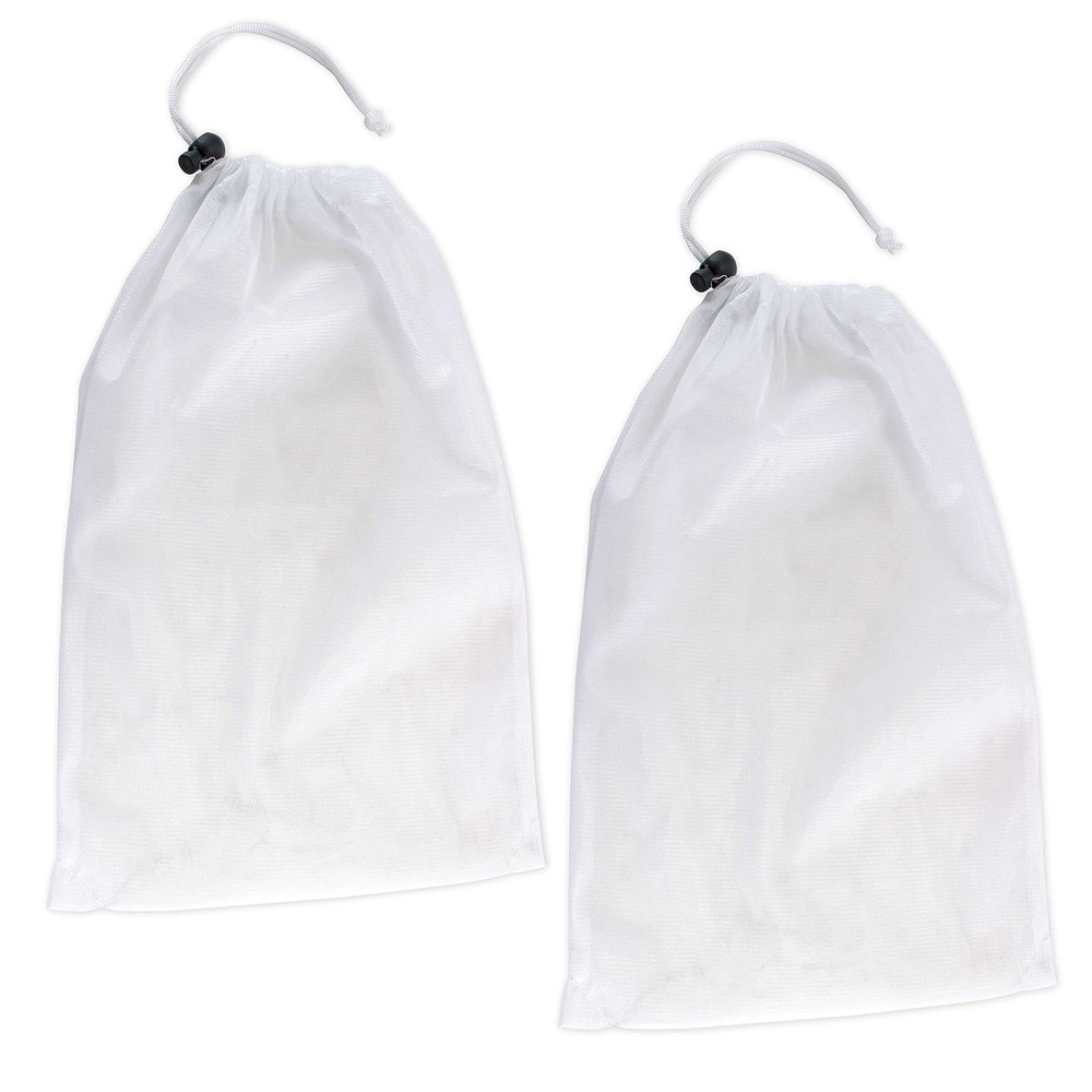 U.S. Pool Supply Replacement Jet Vacuum Bag, 2 Pack - Universal White
