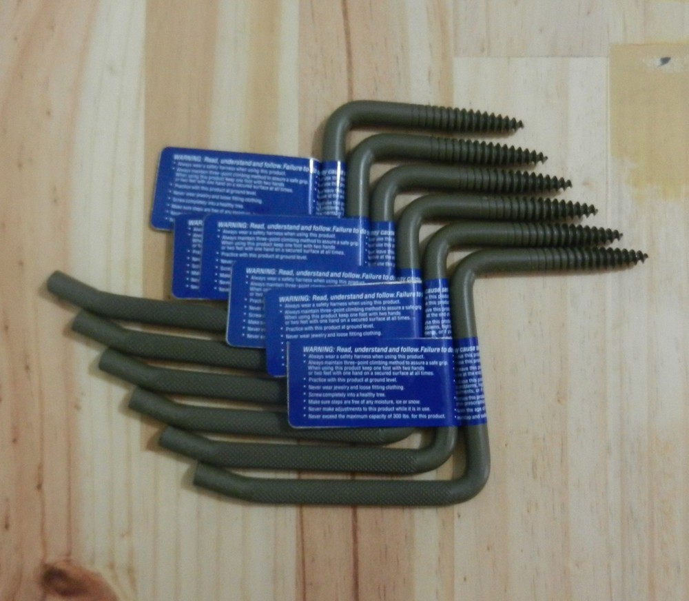 Ameristep; Step Up Tree Step; 6 Pack; 2" Thread Length; 4" Step Area; 4NAS026