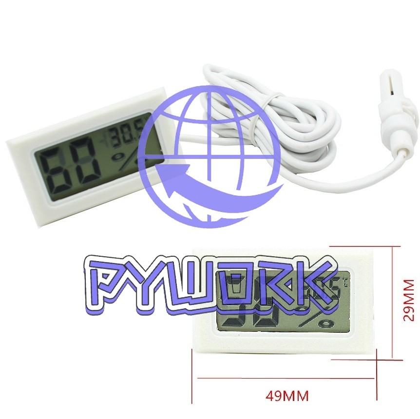 Mini Digital LCD Thermometer Hygrometer Humidity Temperature Meter Indoor M