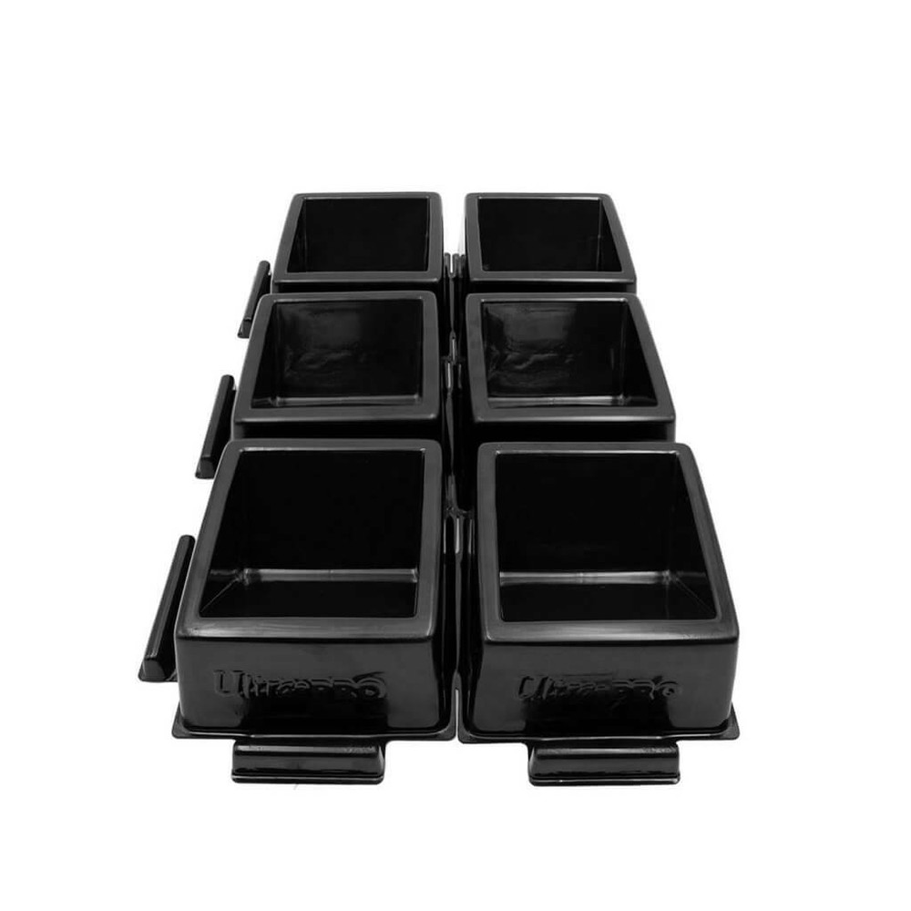 6 x ULTRA PRO Storage Box Tray Toploader & One Touch Stackable Sorting Tray