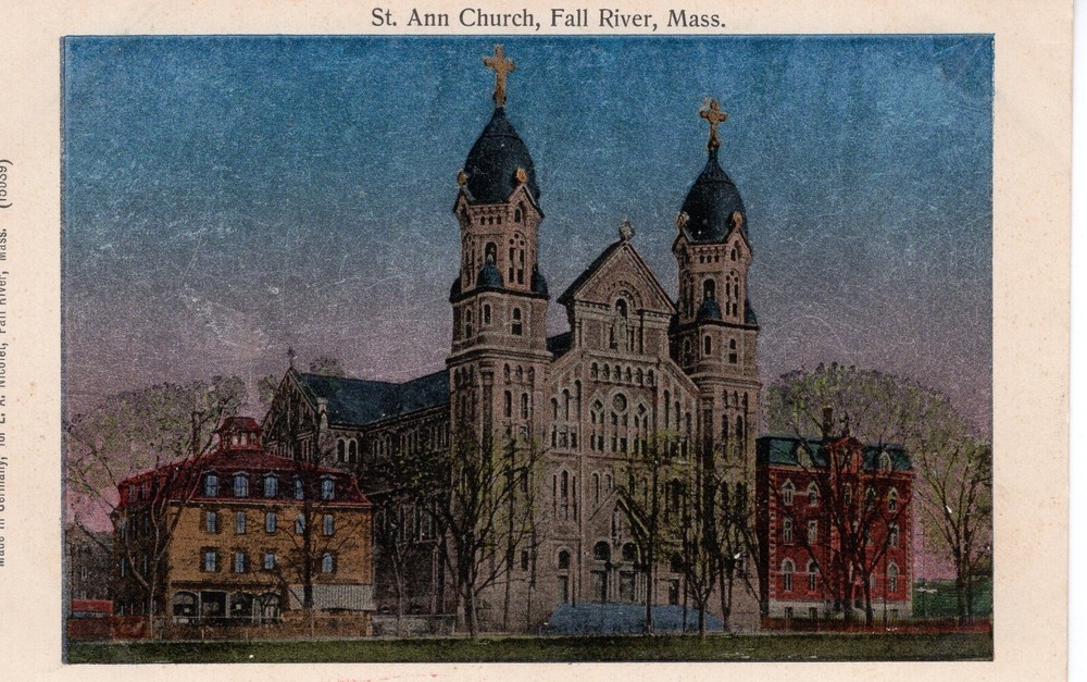 ST. ANN CHURCH,  FALL RIVER, MA - PC1991