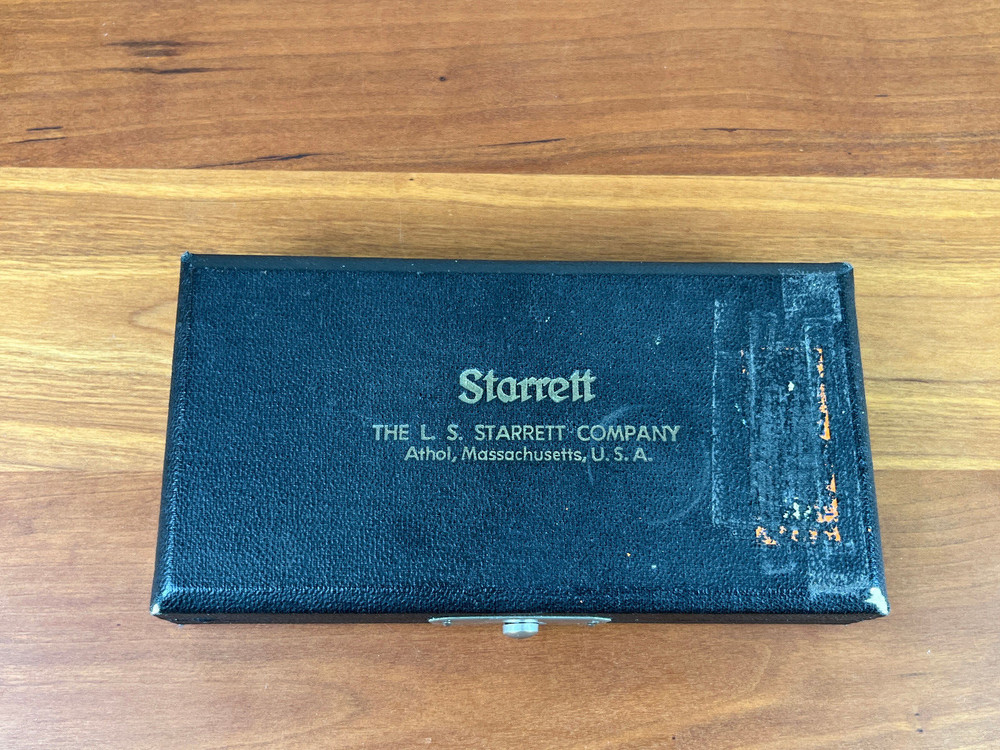 Vintage STARRETT Micrometer Caliper No. 231 in original box