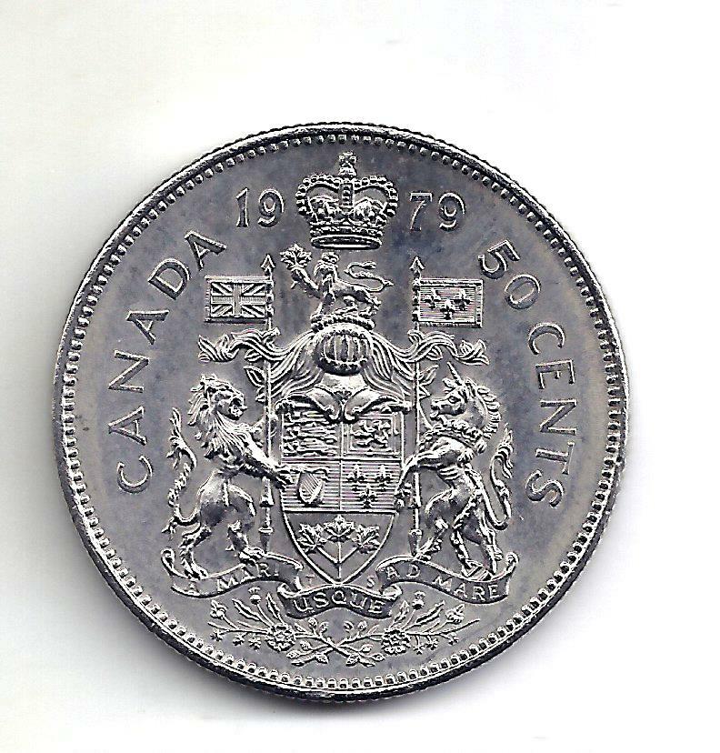 1979 Canadian Half Dollar