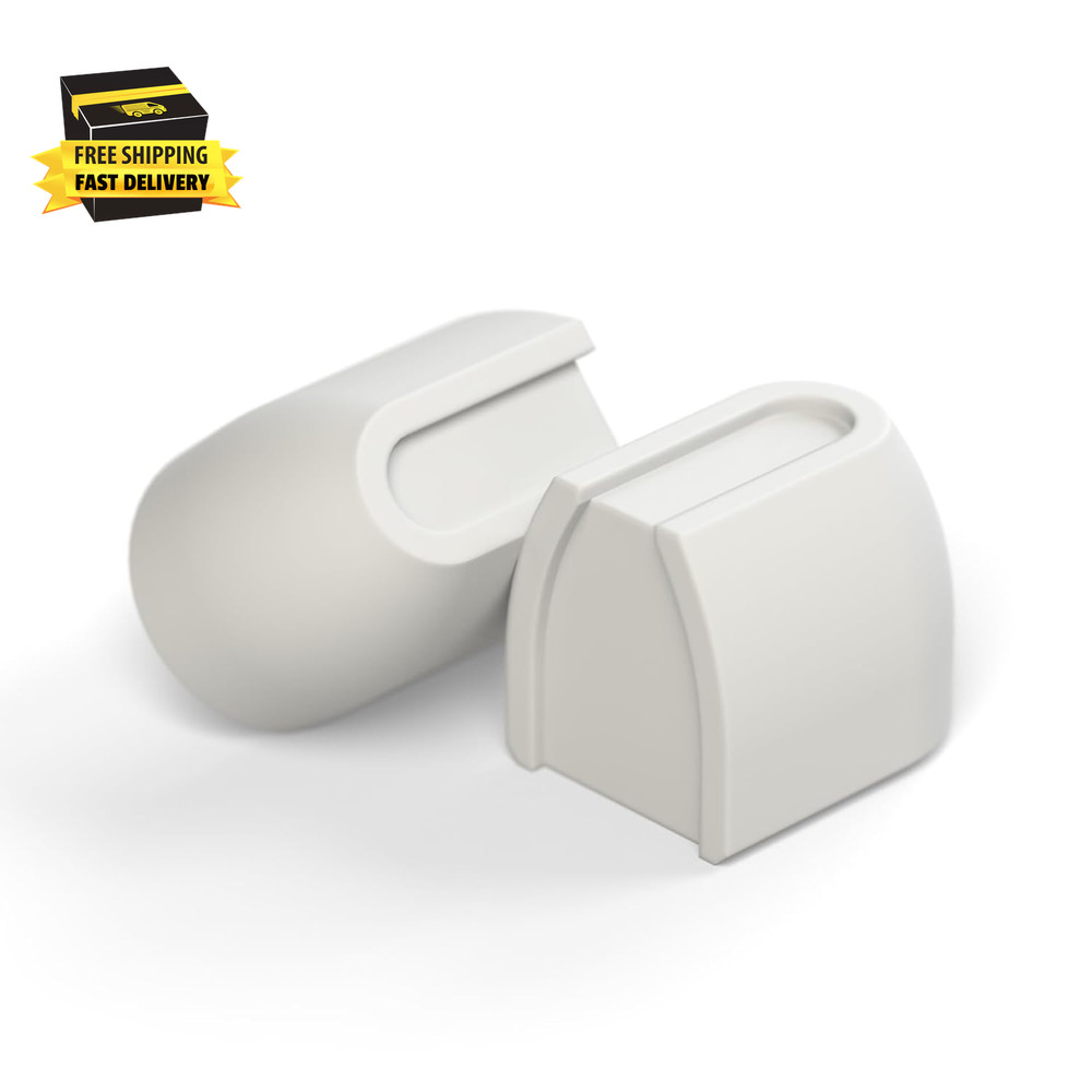 Modern Split Slider Knobs - Made in USA - Compatible with Lutron Skylark Fan Spe
