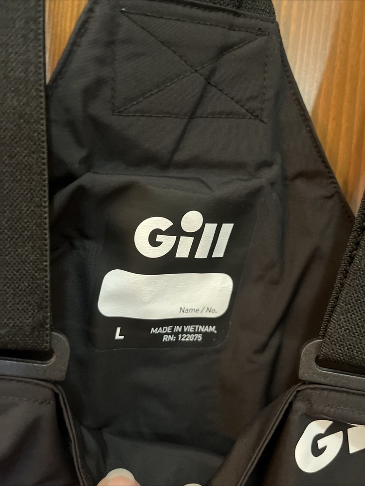 Gill Pro Salopettes Black Large