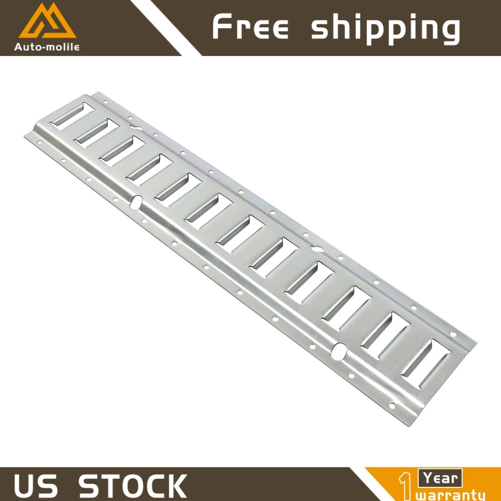 For ATV Truck Flexible Durable 2' E Track Tie Down Rail System 12 Pcs Galvanized