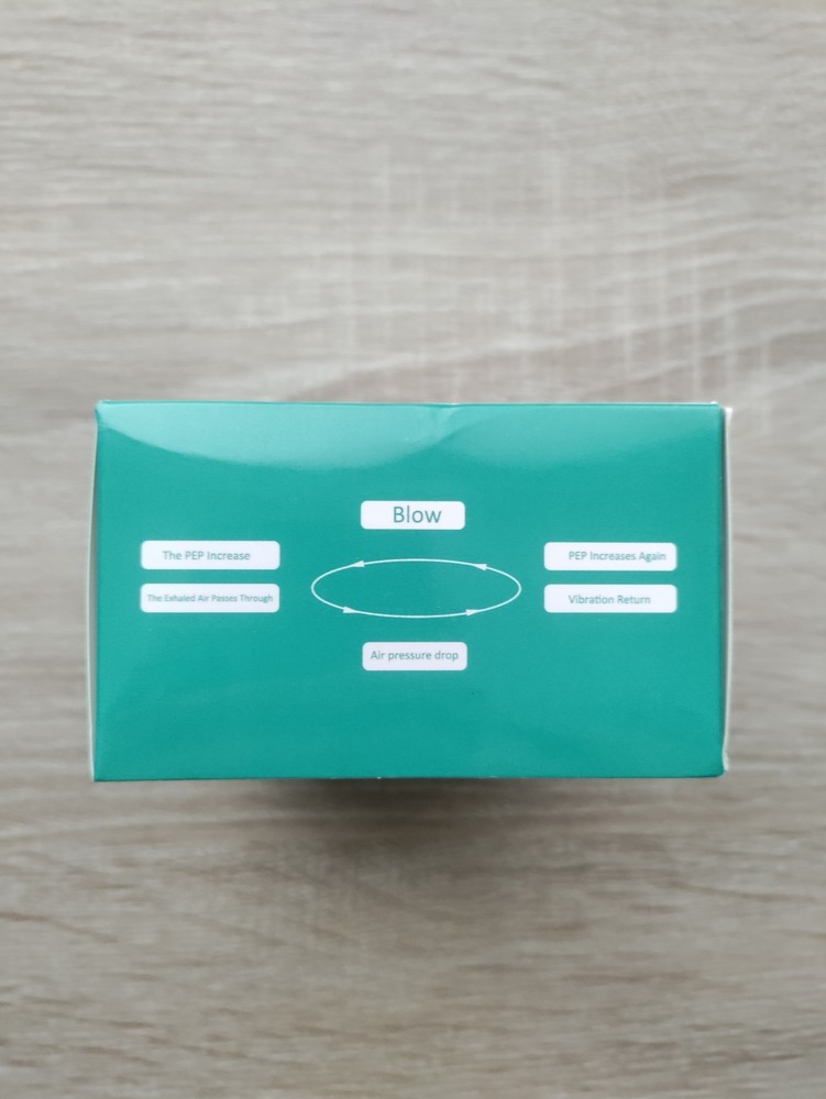 Exercise Device for Lungs, Effectively Enhance Lung Breath Ability (Blue)