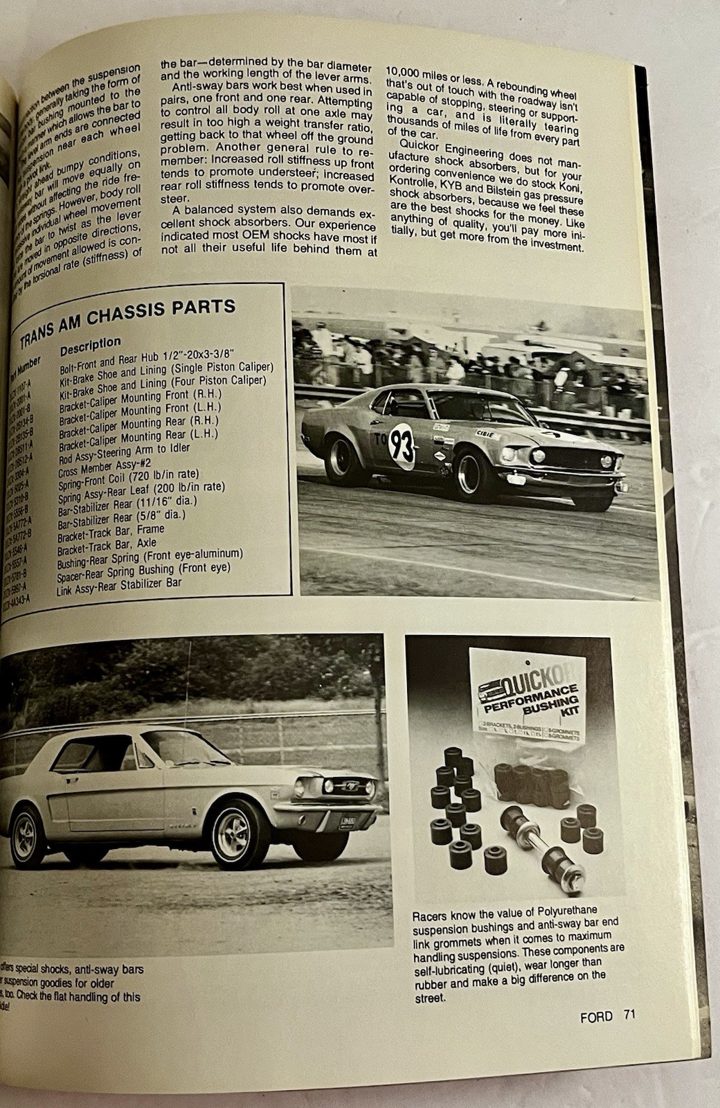 VTG Quicksilver How To Series Ford Street Performance Handbook Martyn Schorr SC