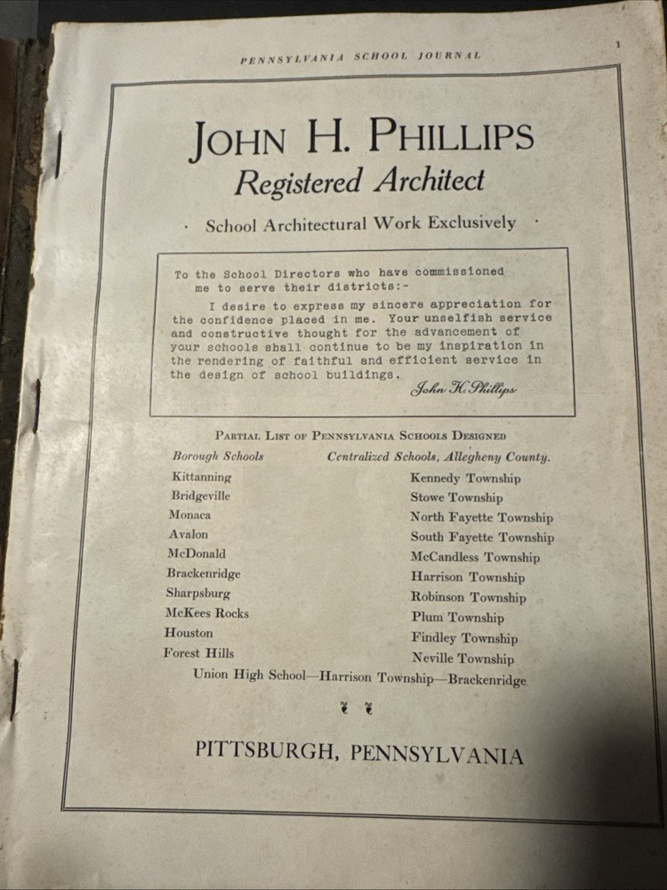 Pennsylvania School Journal 1924 State Education