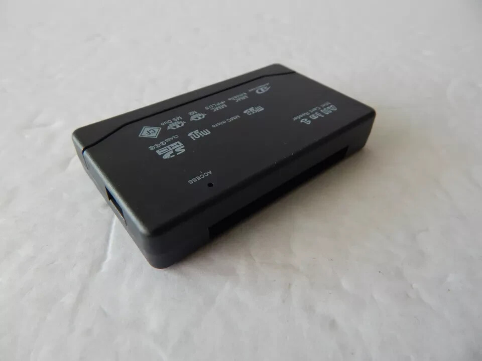 Universal All in 1 Pocket Size USB 2.0 Memory Card Reader Black New