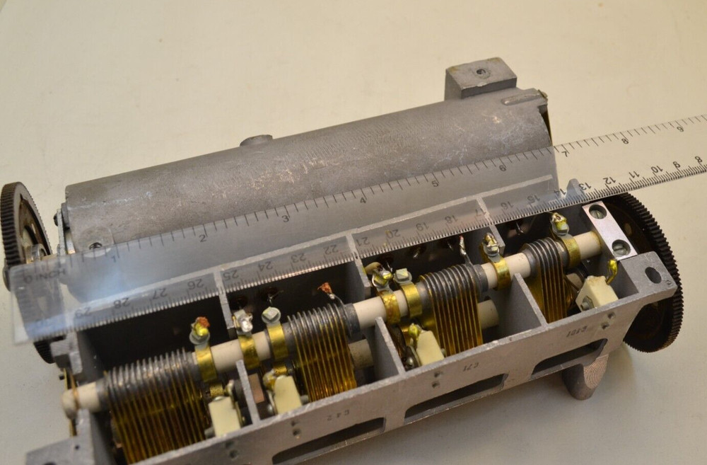 Variable capacitor+Vernier kit - Soviet air variable capacitor used - HAM Radio
