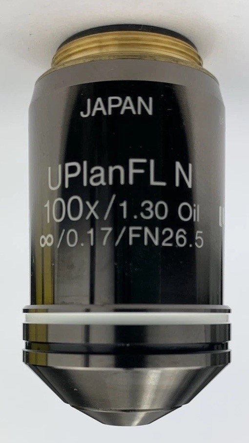 Olympus Microscope UPlanFL 100x/1.30na Oil Objective UIS2