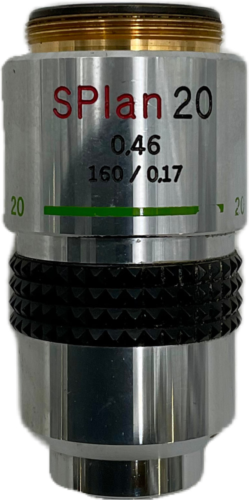 Olympus SPlan 20x 0.46 NA 160/0.17 Microscope Objective Lens