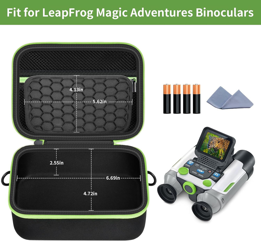 Portable Carrying Storage Case Compatible with Leapfrog Magic Adventures Binocul