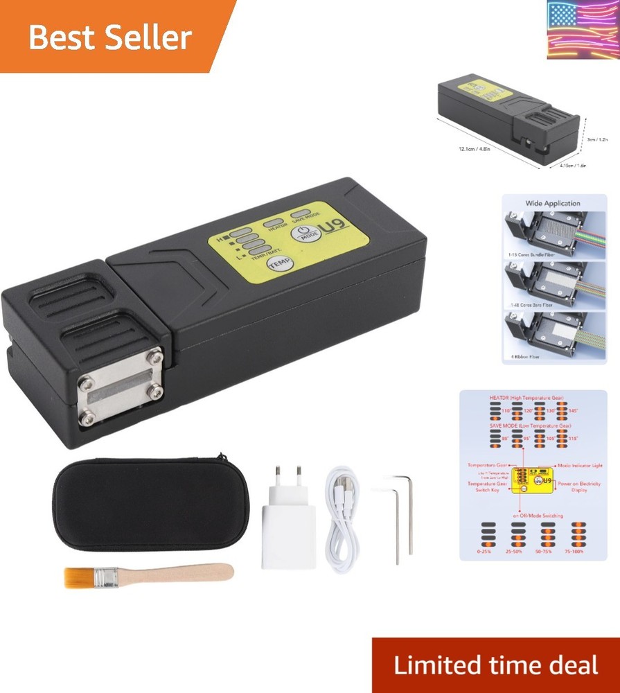 Fiber Optic Thermal Stripper, Automatic Fiber Optic Stripper Rechargeable Aut...