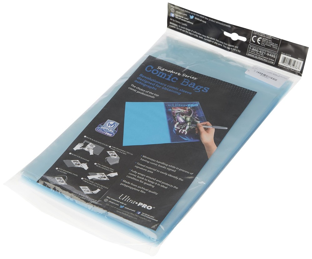 Ultra Pro Comic Bags (100-Piece, Silver)