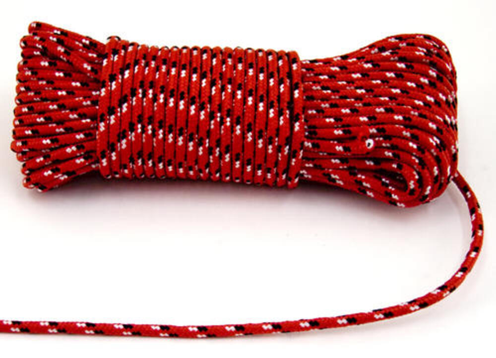 Diamond Braid Polypropylene Rope, 1/4" x 100' Working Load 85 lbs.