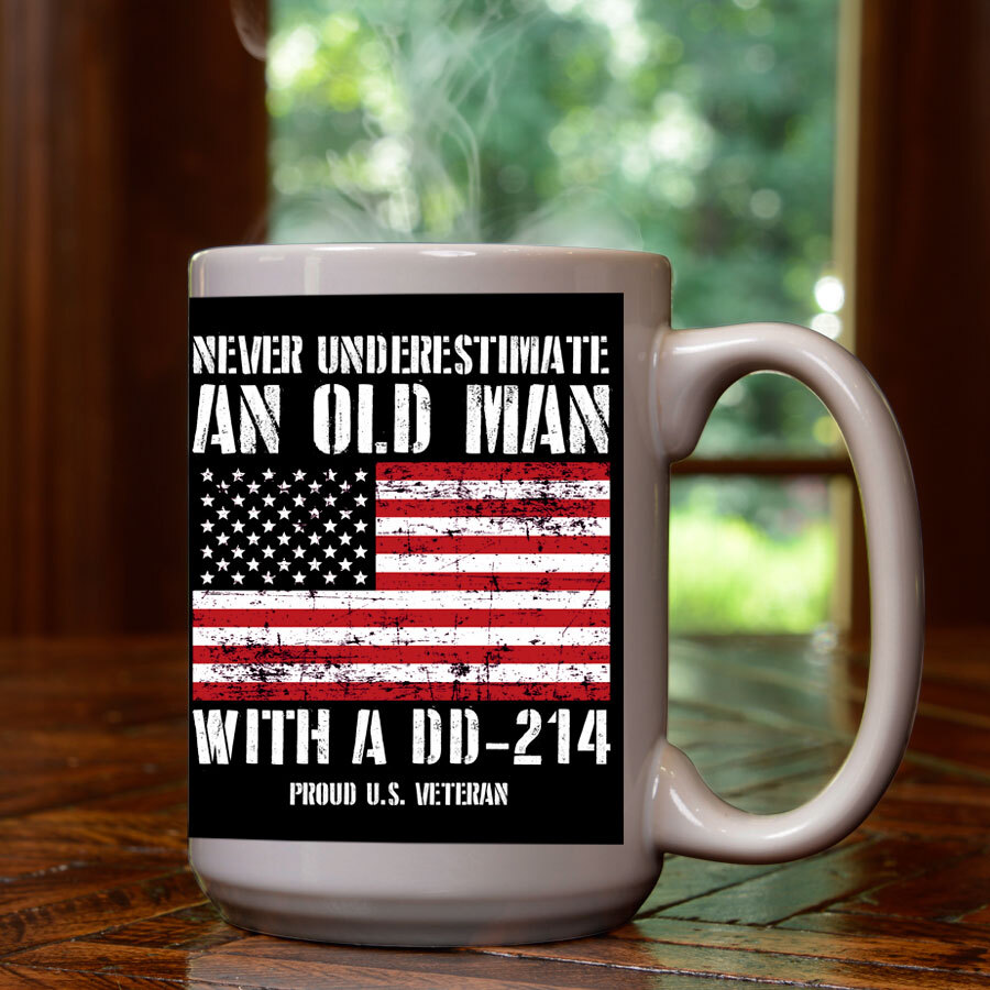 Old Man DD-214 Coffee Mug