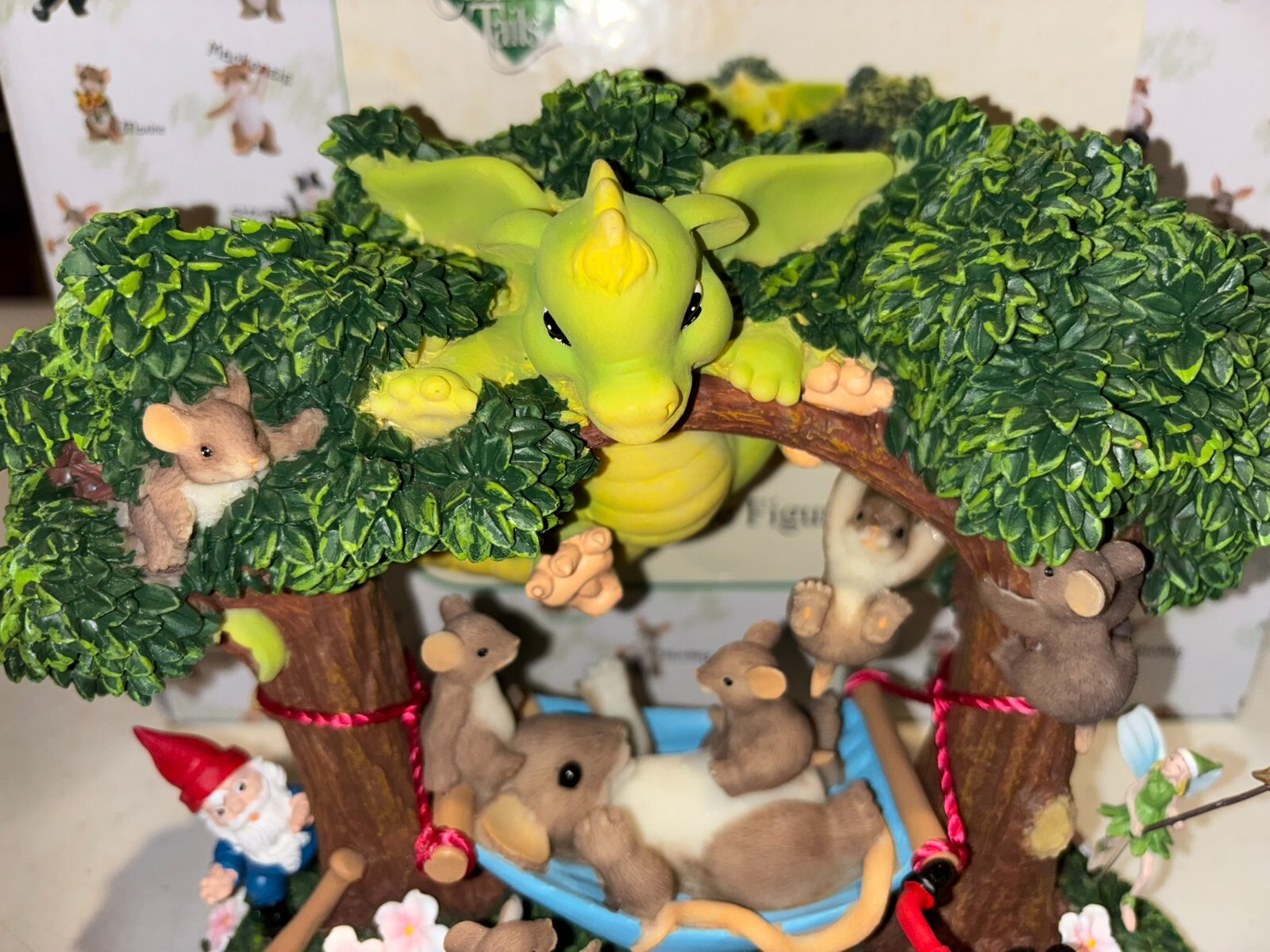 Charming Tails Storytime Figurine 98/598 Signed Dean Griff LE 300 NEW 6" RARE