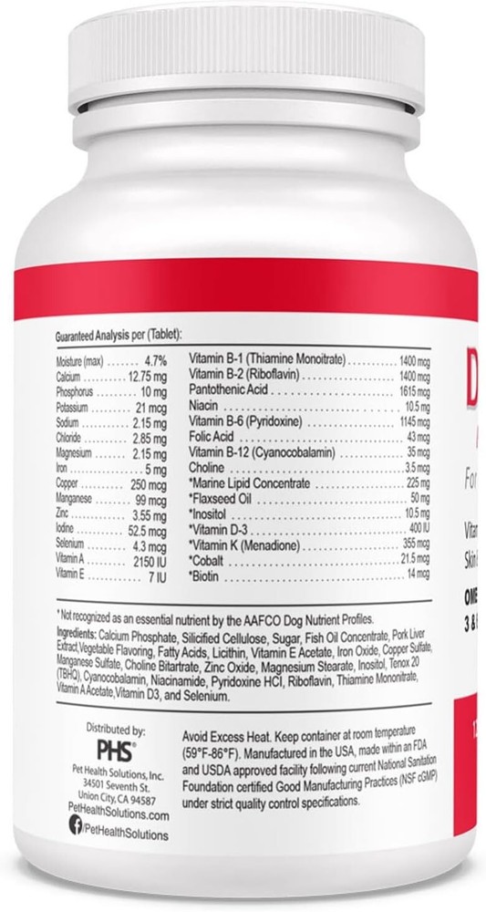 Derm-Tabs Regular Strength (120 Chewable Tablets)