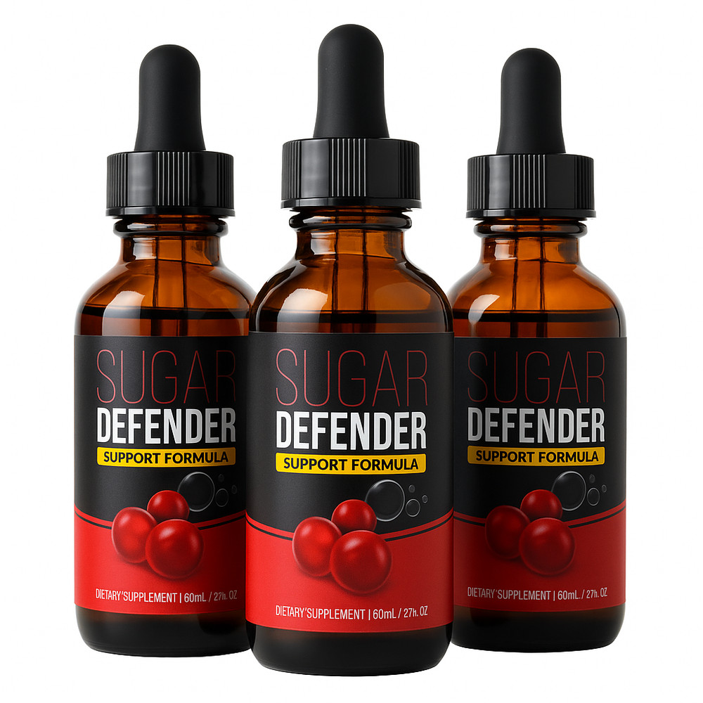 Sugar Defender Support Formula 60mL – Blood Sugar Support Supplement –  (3 Pack)