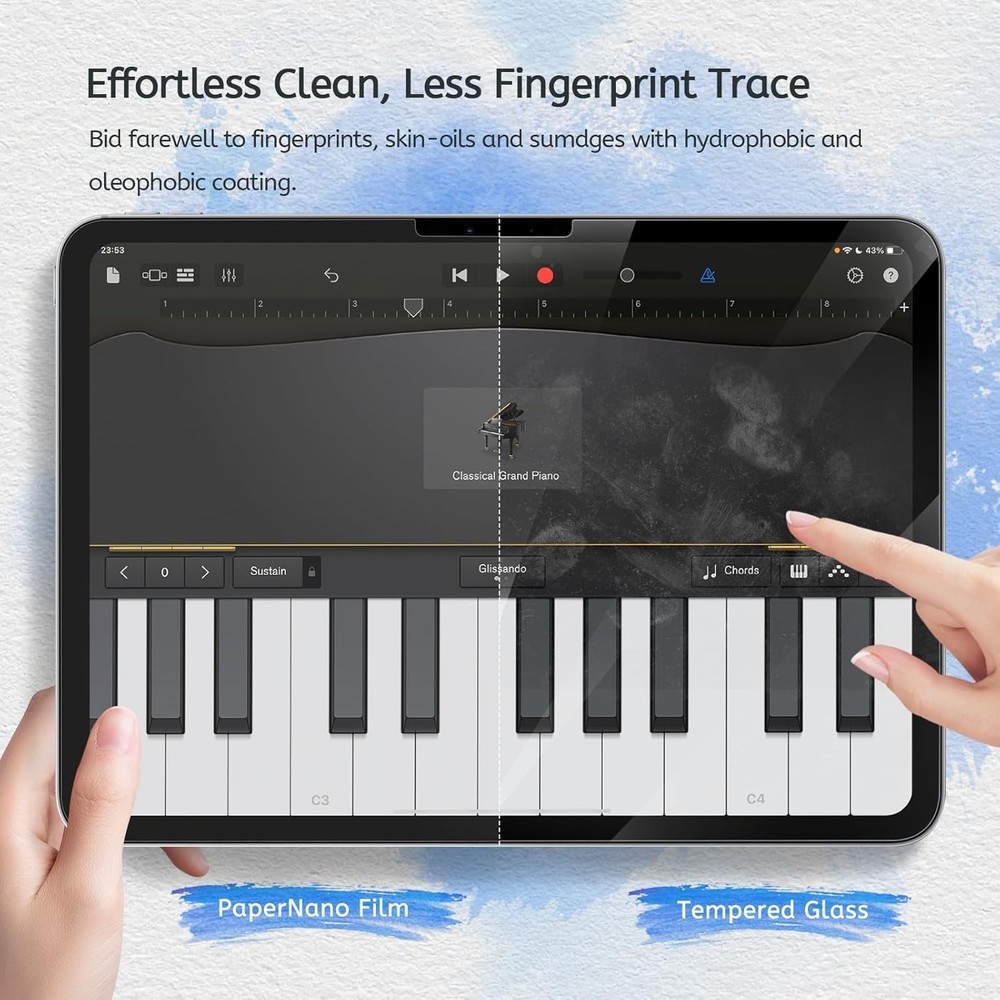 MOBDIK 2 Pack Paperfeel Screen Protector Compatible with iPad Pro 11 & More