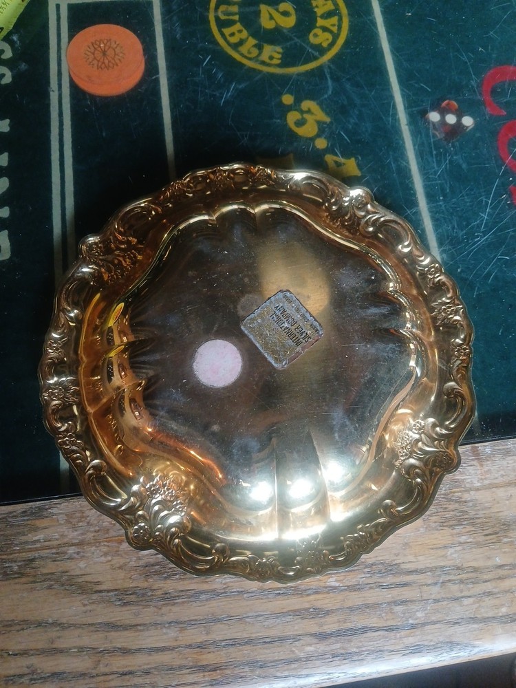 International Silver Company Dish Tray Silverplate 7.5" Trinket Candy