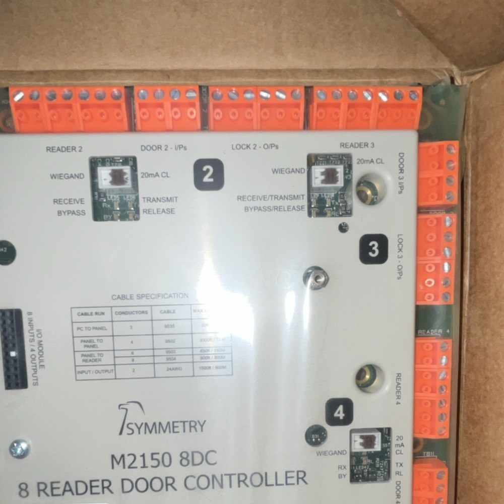 SYMMETRY M2150 8DC 8 Reader Door Controller Access Control Panel 7000-5457-2