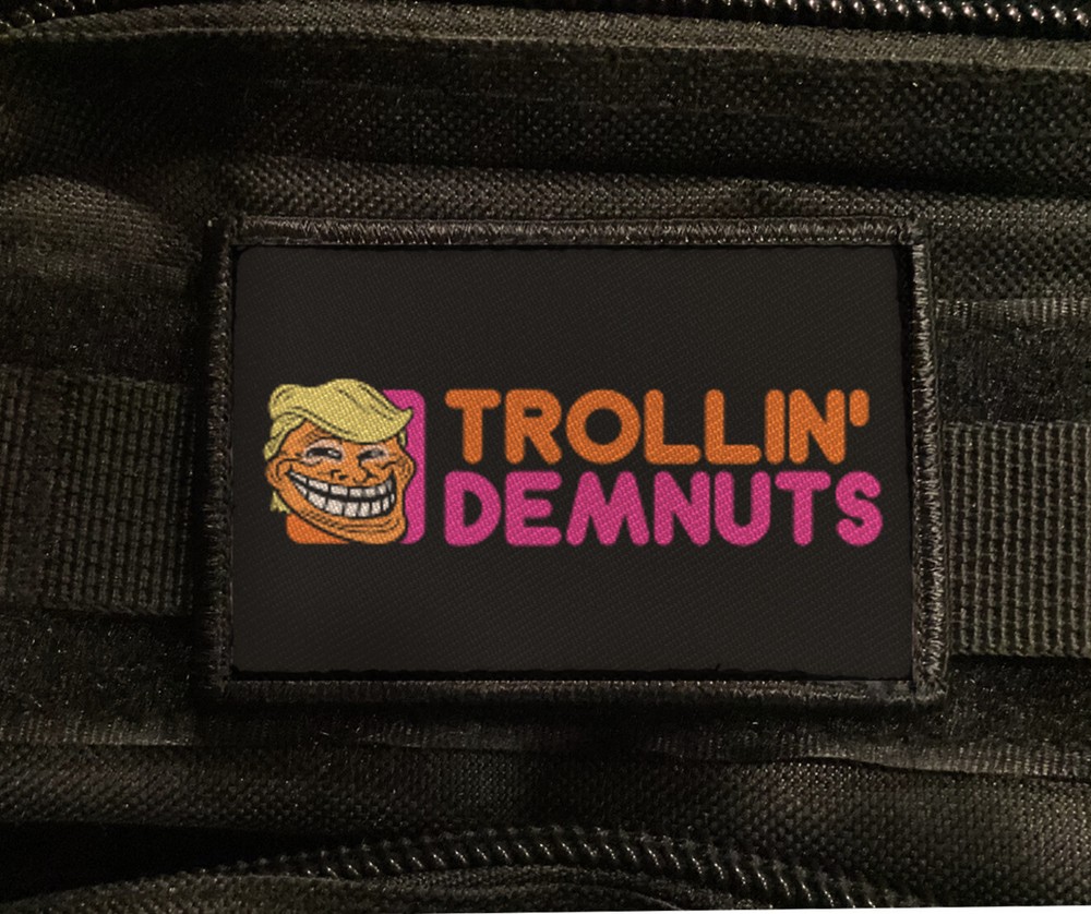 Trump Mug Shot Never Surrender Patch Morale Hook [sub]