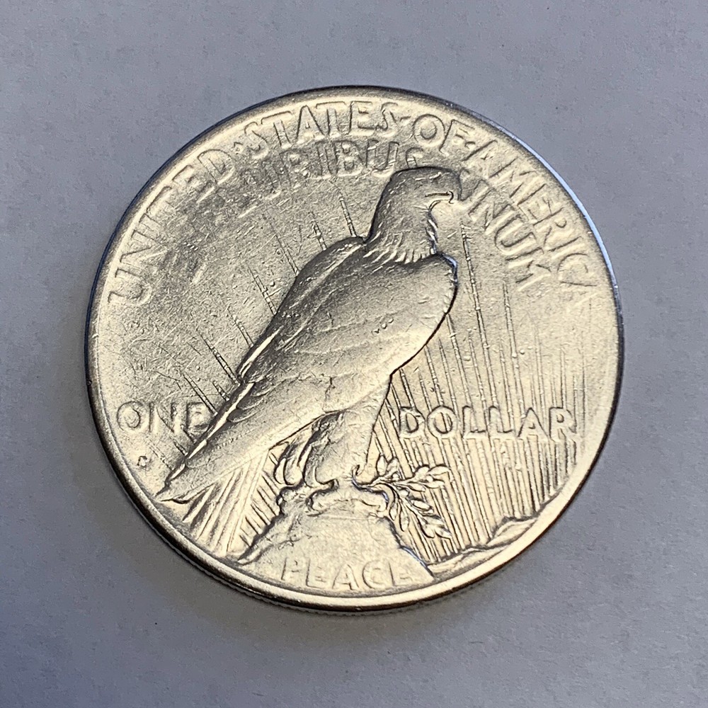 1934-s Silver Peace Dollar. Better Grade (Inventory)