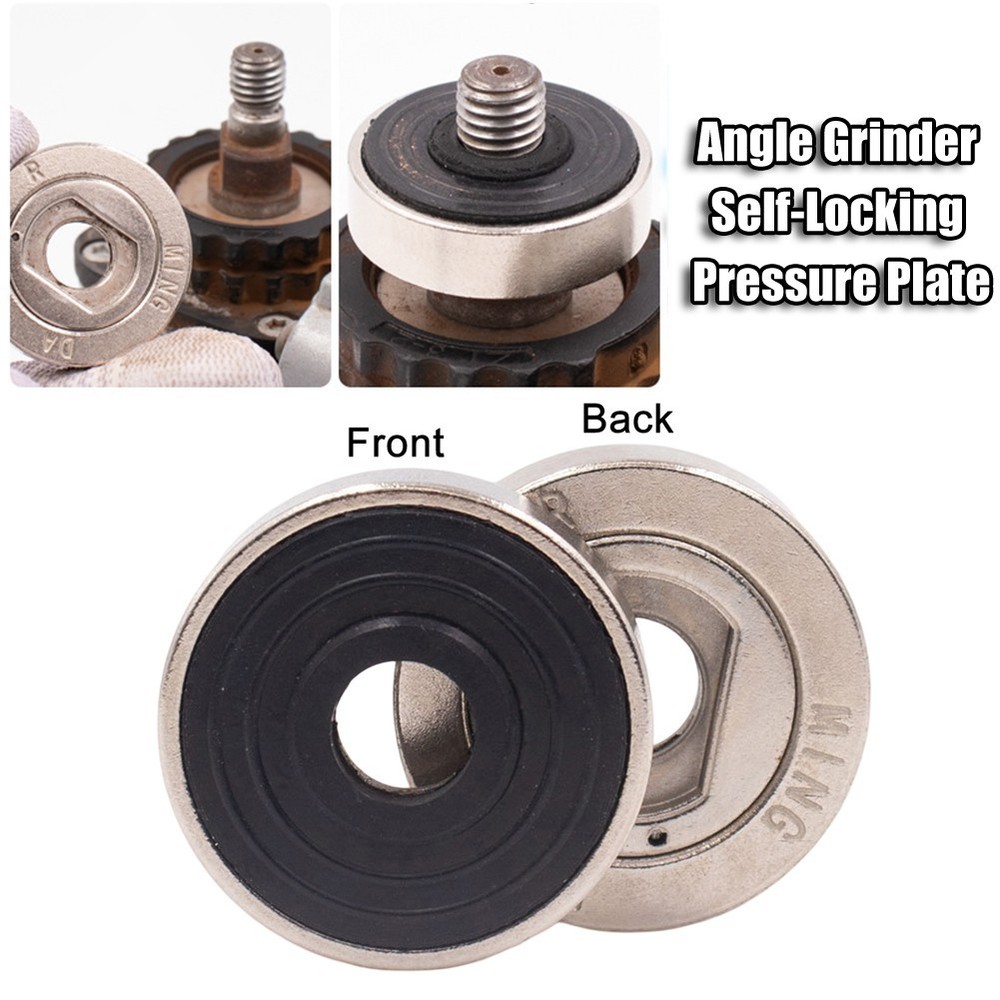 Quick Release SelfLocking Grinder Plate Flange Nut Power Chuck 100 Type