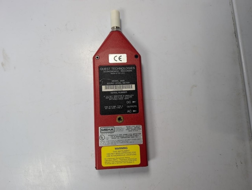 Quest Technologies 2400 Sound Level Meter w/ Case
