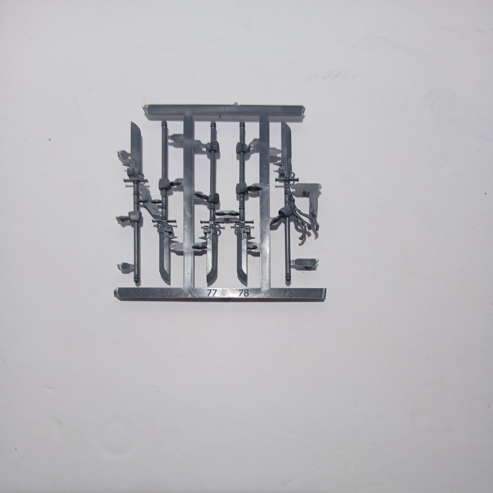 Bits 40k Grey Knight Bits Strike Squad Force Halberd glaive x5 (G14)