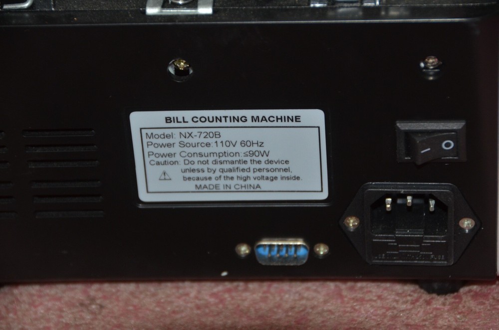 G-Star Technologies Bill Counting Machine Model NX-720B__PLEASE READ!!