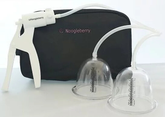 FREE LANOLIN! IN USA! Noogleberry Enlargement Pump - Natural Breast Enhancement