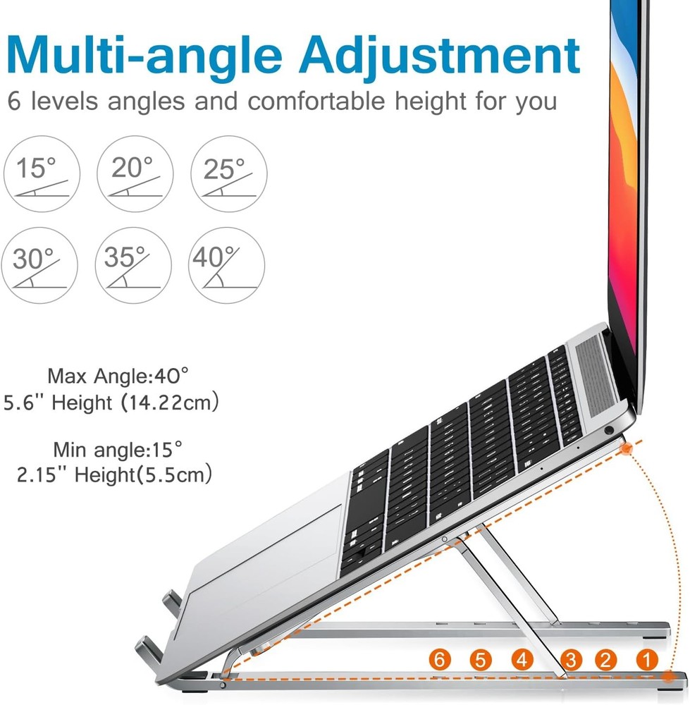 Adjustable Aluminum Laptop Stand Foldable