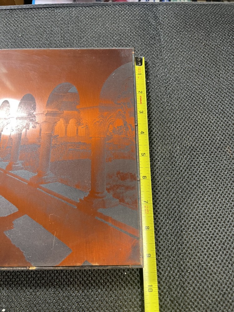 Printing Block “ Pillars" 9" x 8"