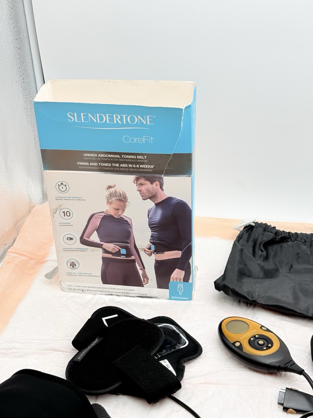 Slendertone CoreFit Abdominal Toning Belt Kit NO UNIT INCLUDED Only Parts 👀