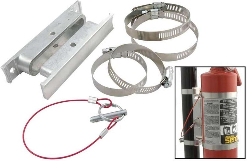 Allstar Performance ALL10510 2.5 lbs Quick Release Fire Extinguisher Bracket