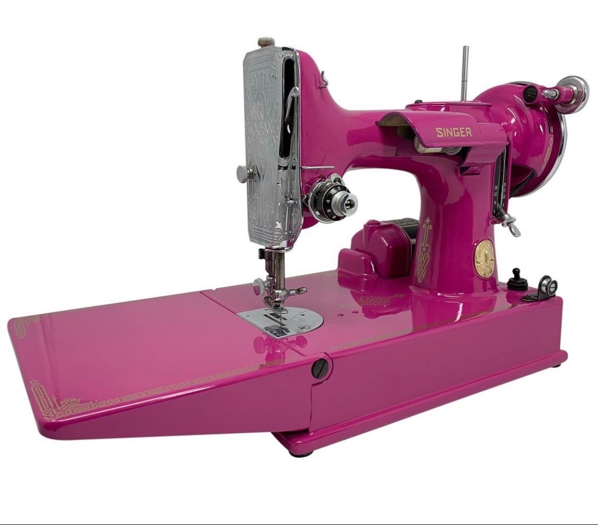 Singer Featherweight 221 Sewing Machine Custom Painted Color of Choice