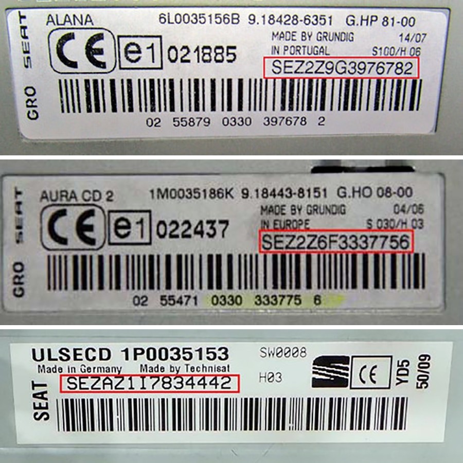 ✅ Seat Radio Code Unlock | RCD RNS PIN | Fast Digital Service