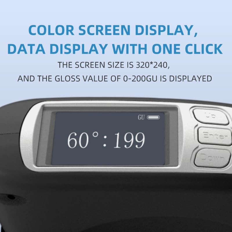 EberSpec Single-Angle 60° High-Precision Gloss Meter,with a Display Accuracy...